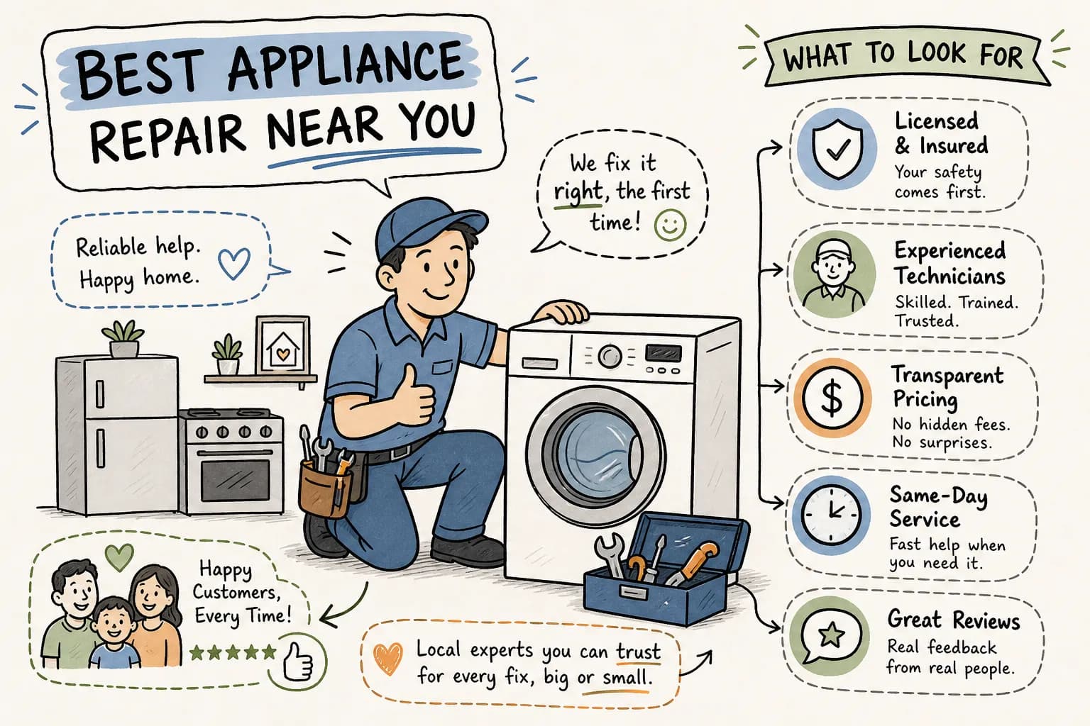 Appliance Repair Near Me: What to Look For in 2026