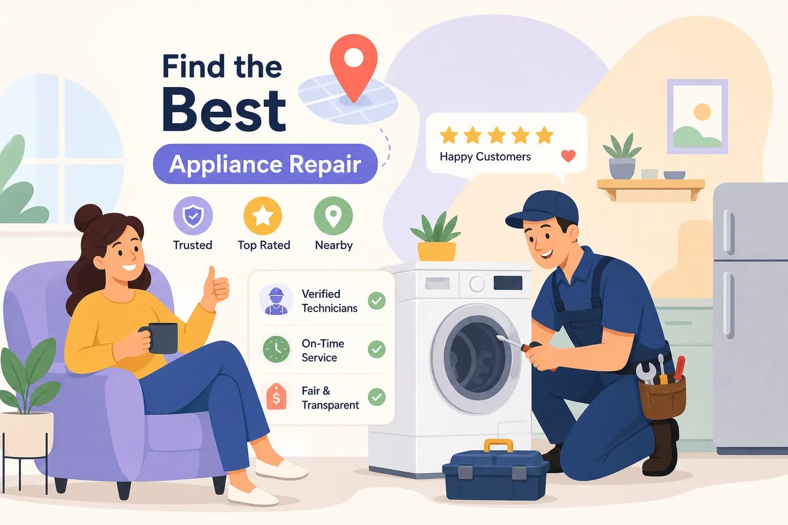 Appliance Repair Near Me: How to Find the Best Pros