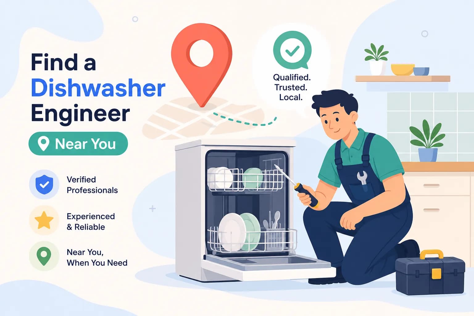 Dishwasher Engineer Near You: Find a Qualified Tech
