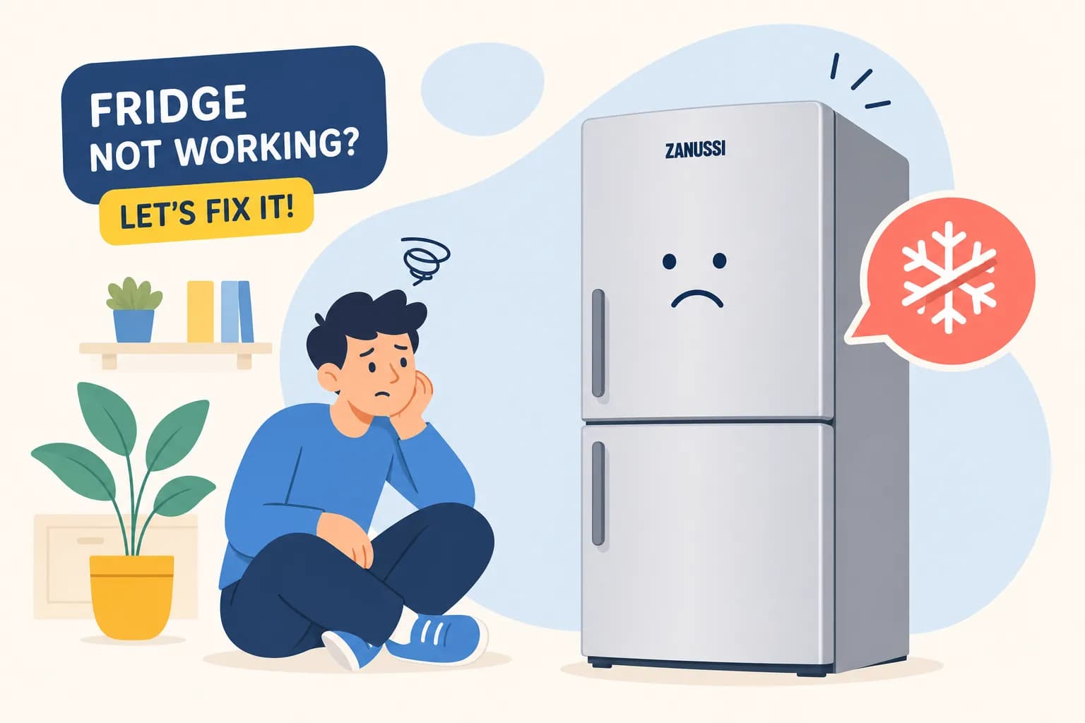 Zanussi Fridge Freezer Not Working? Fixes & Costs Guide