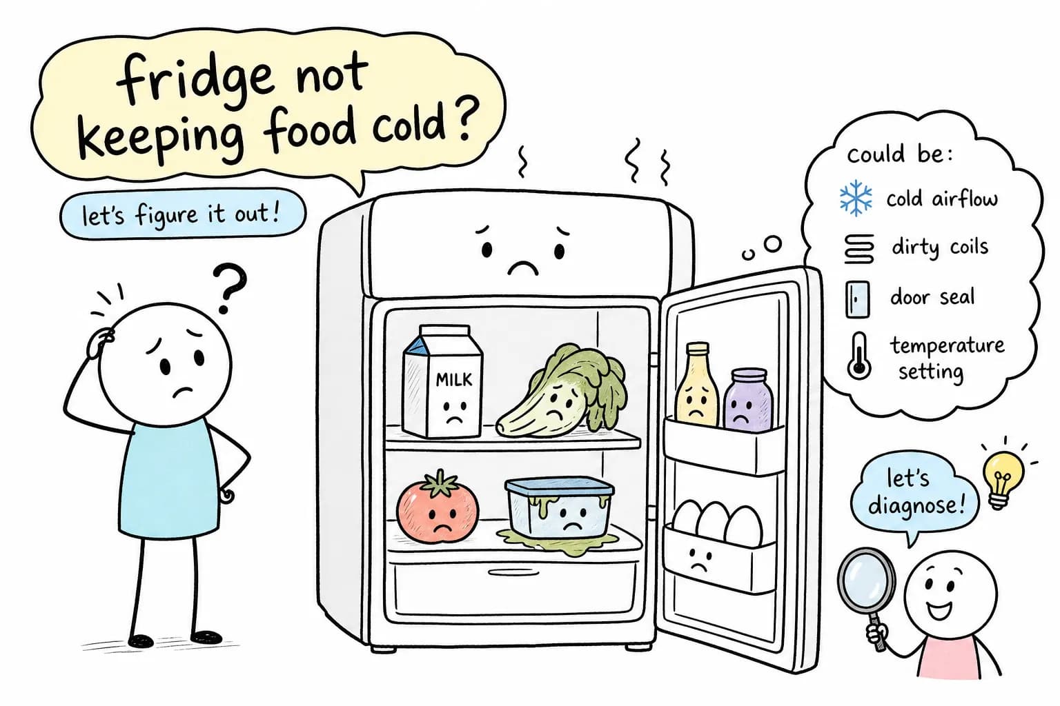 Fridge Not Cooling? Diagnostic Guide to Fix It Fast