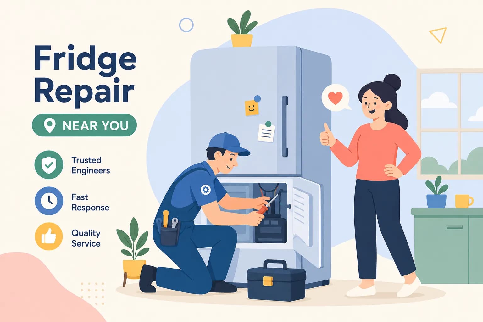 Fridge Repair Near Me: Trusted Local Engineer Fast