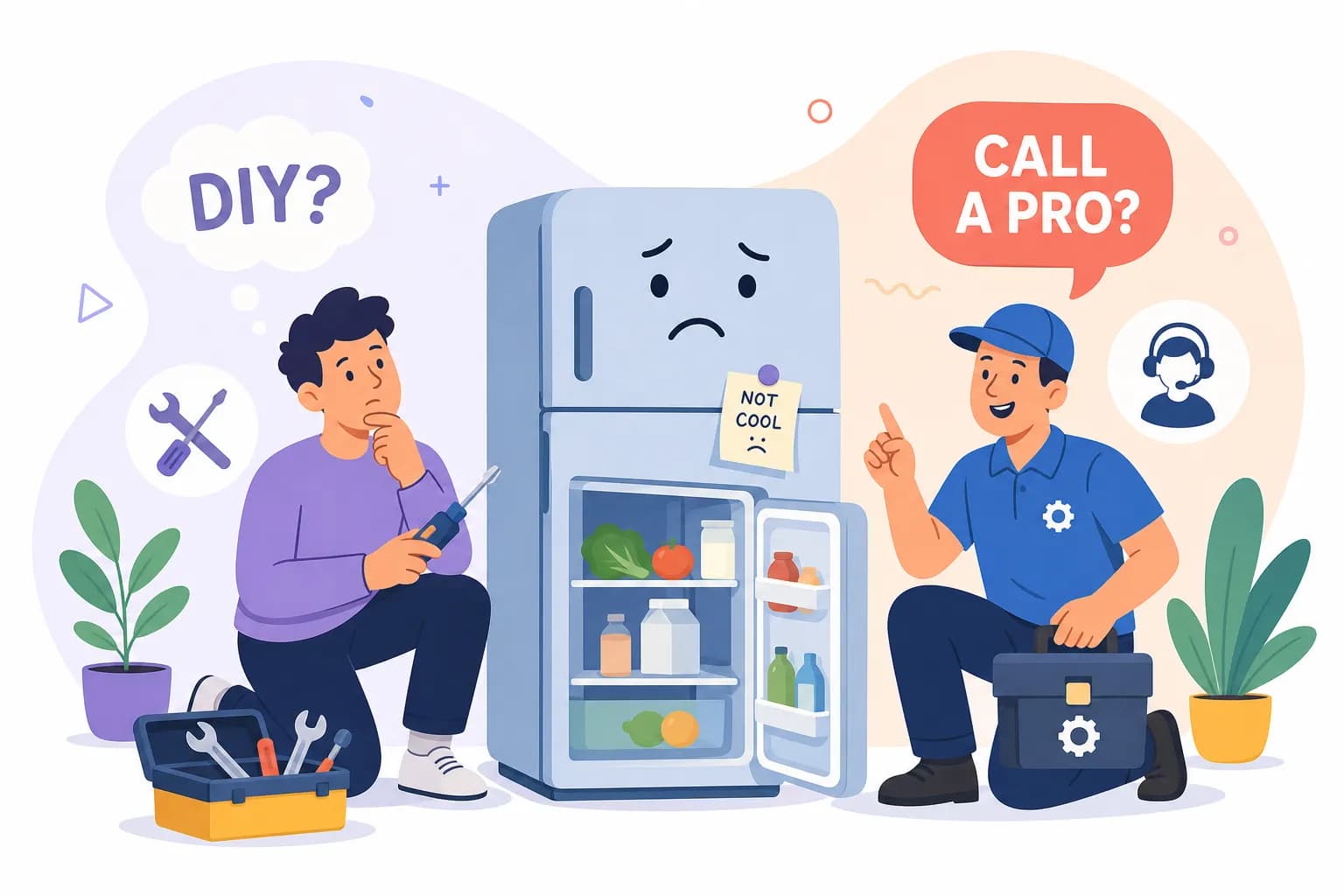 Fridge Repairs: DIY Checks & When to Call a Pro Today