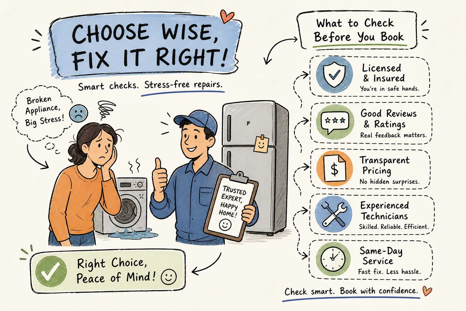 Home Appliance Repair Near Me: Quick Vetting Checklist