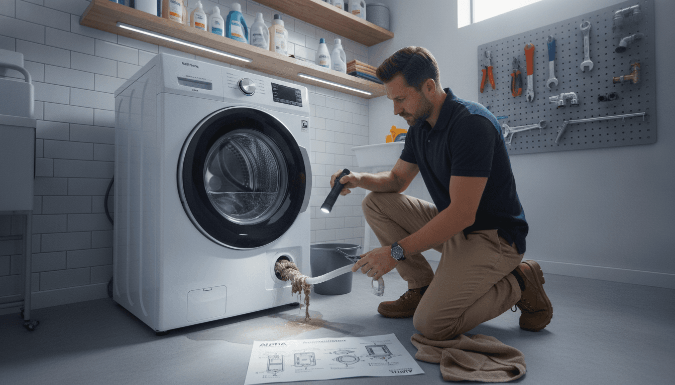 How to Fix a Washing Machine Not Draining – Book Online