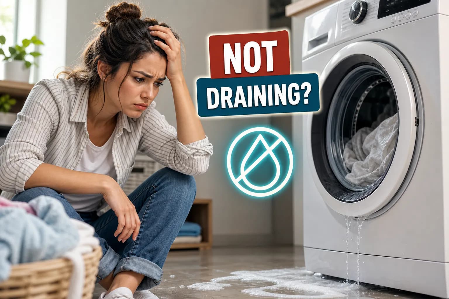 Washing Machine Not Draining? 8 Fixes & Quick Guide