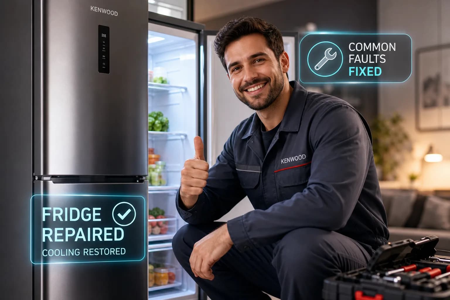 Kenwood Fridge Freezer Repairs: Common Faults Fixed