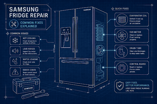 Samsung Fridge Freezer Repair: Common Fixes Explained