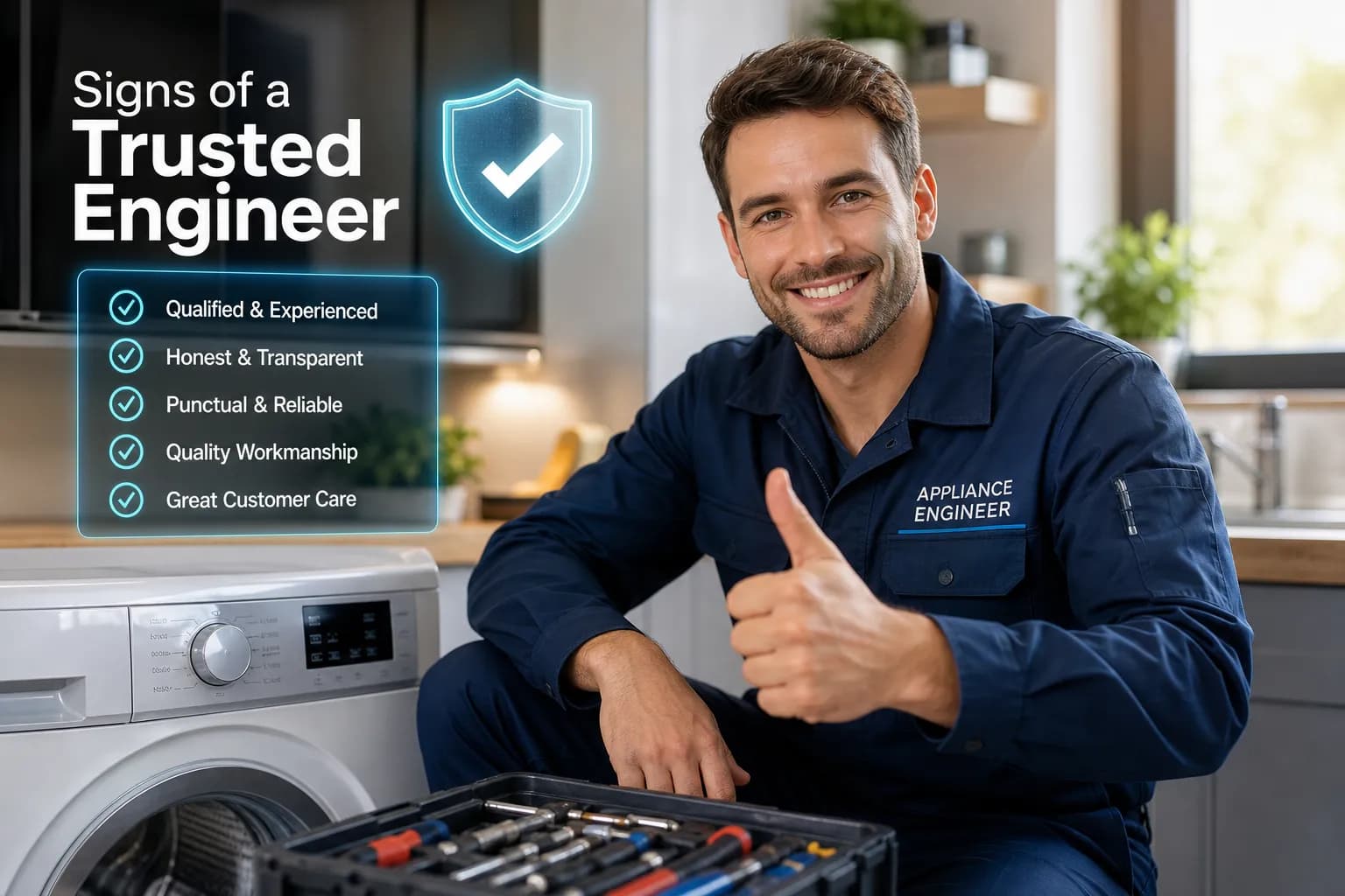 Trusted appliance engineer: 5 signs to spot a pro today