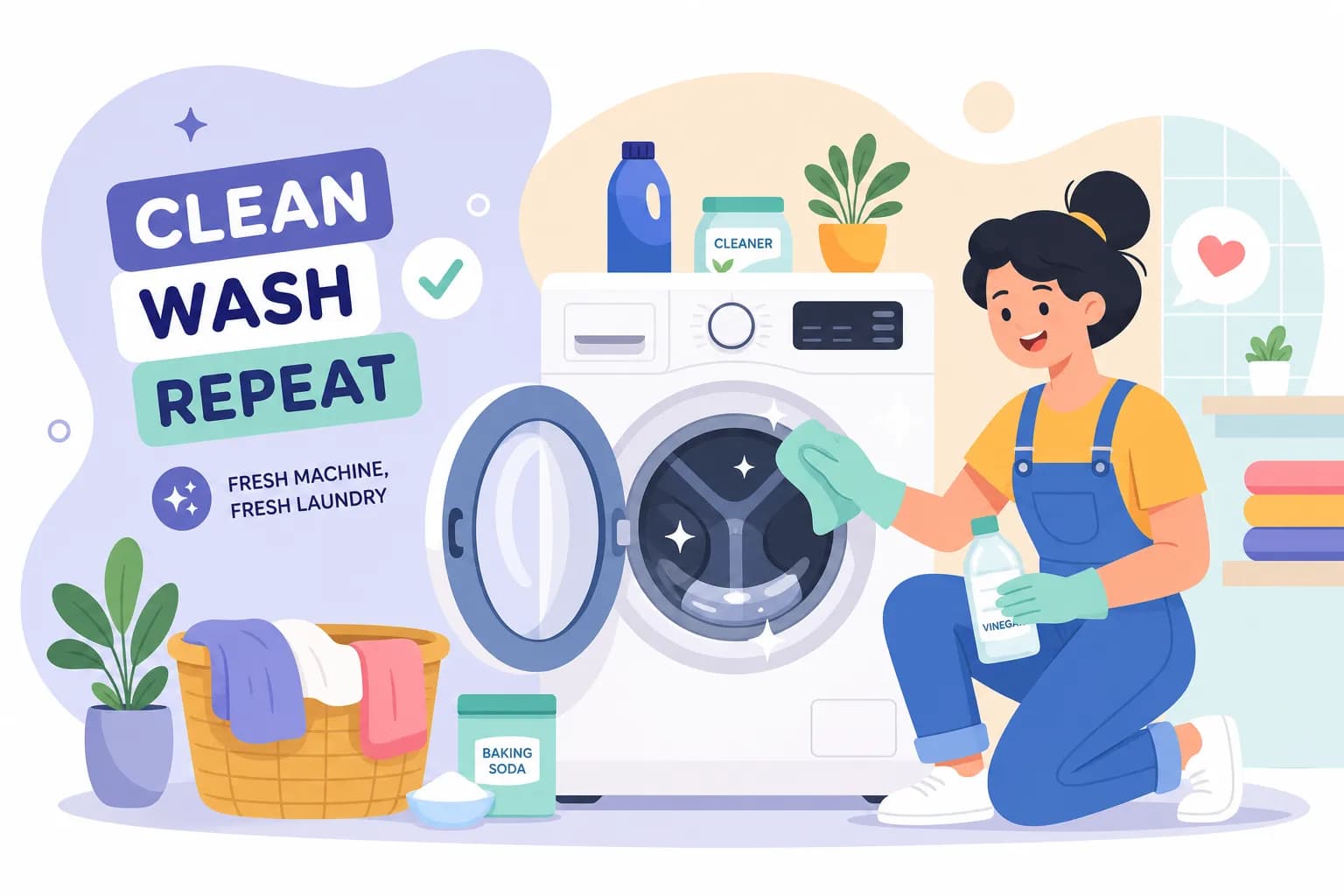 Clean Your Washing Machine Properly - Step-by-Step Guide