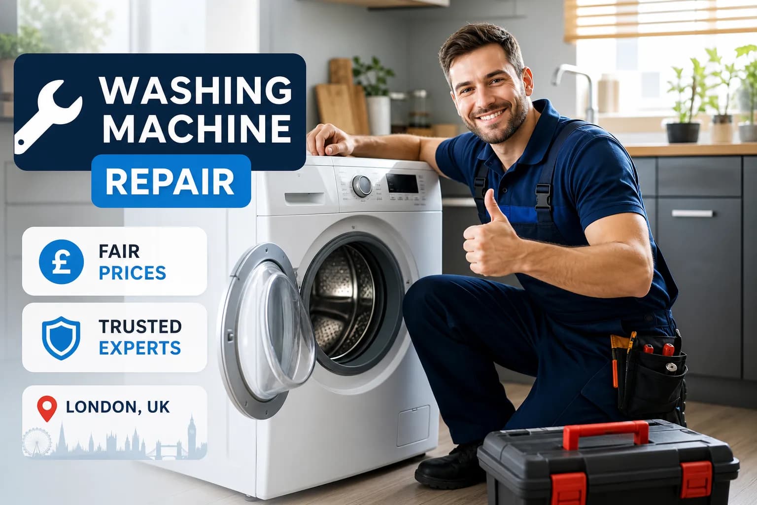 Washing Machine Repair London UK: Costs & Timeline