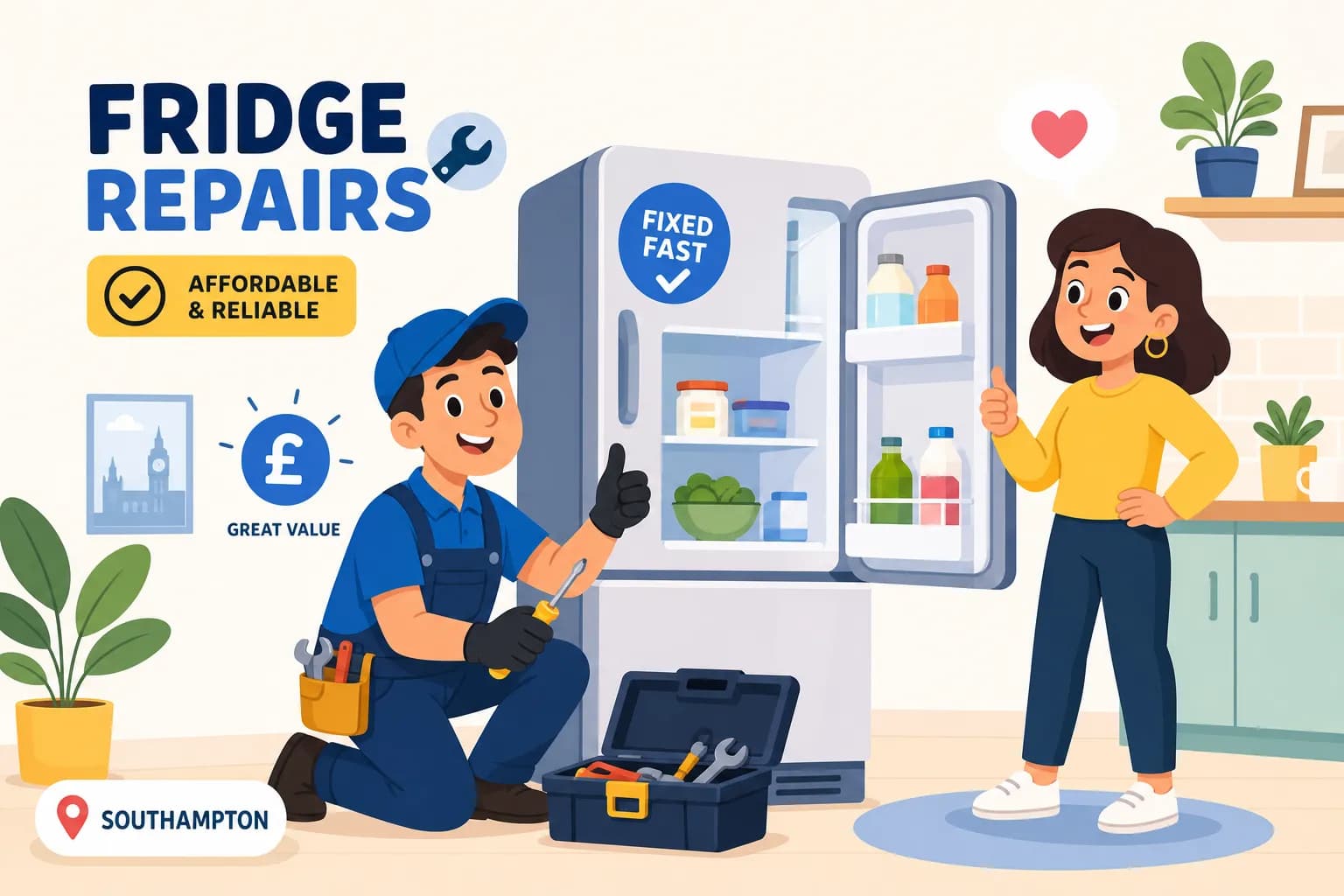 Fridge Repair Southampton - Affordable, Fixed-Price