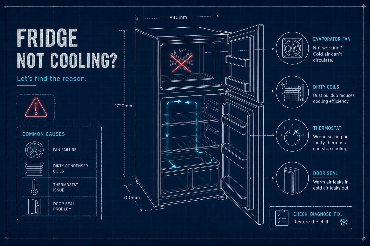 Why Is My Fridge Freezer Not Cooling Properly?