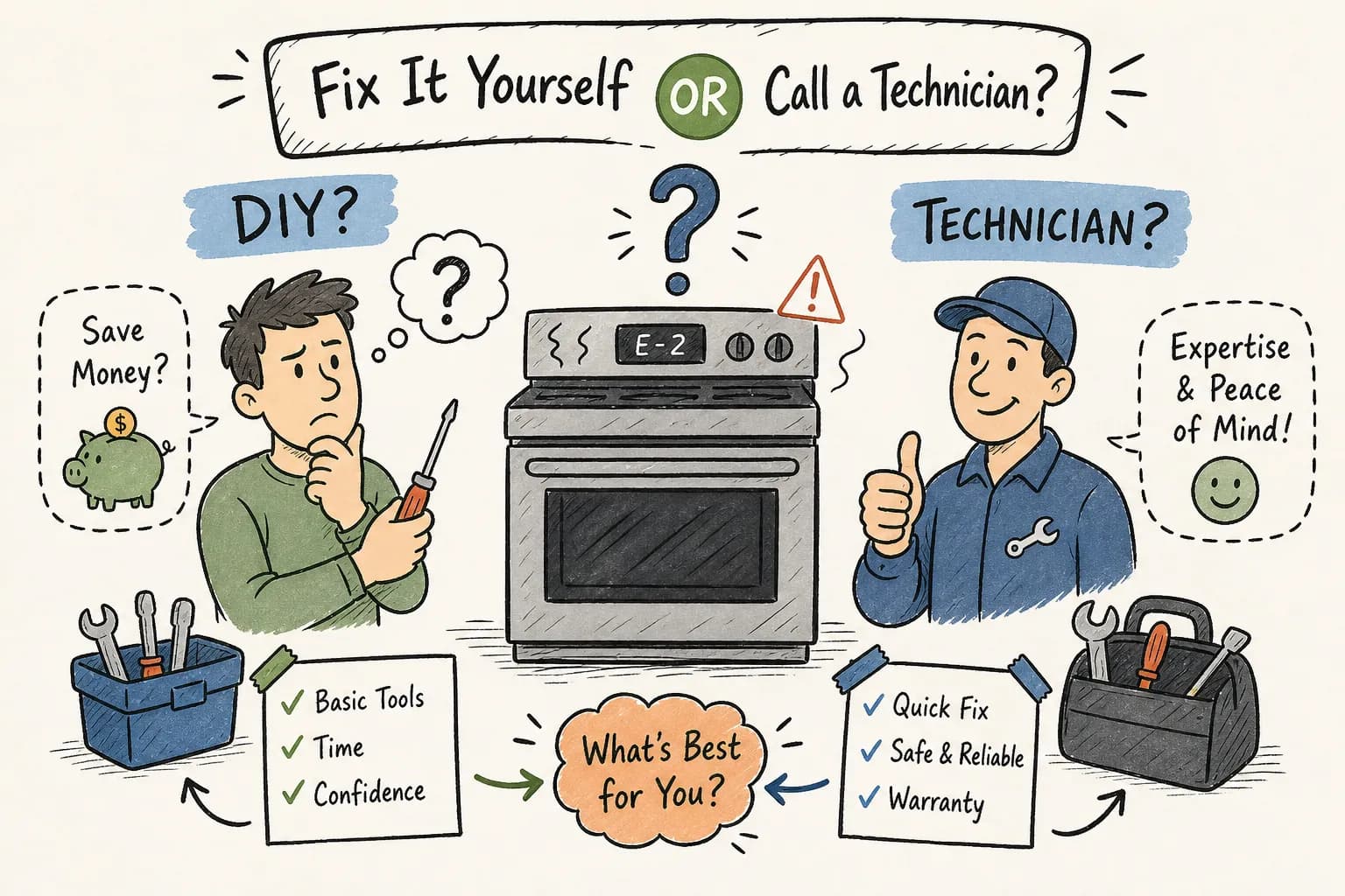 Oven Repairs: Fix It Yourself or Call a Technician