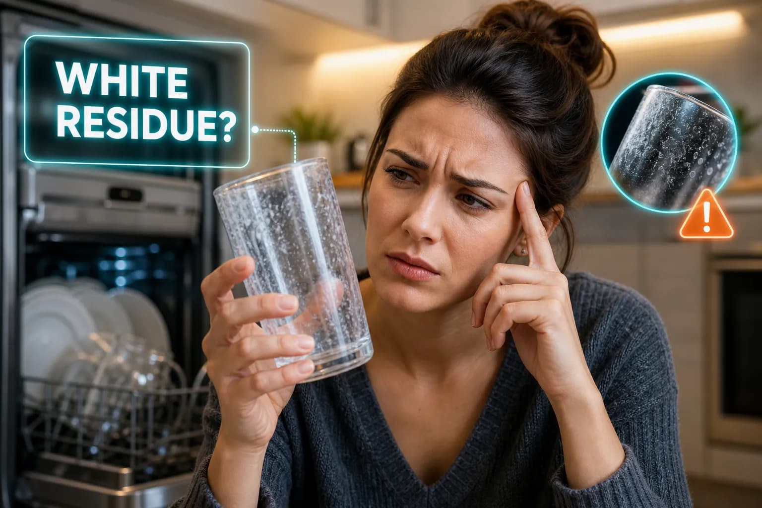 Dishwasher Leaving White Residue on Glasses? Causes & Fixes